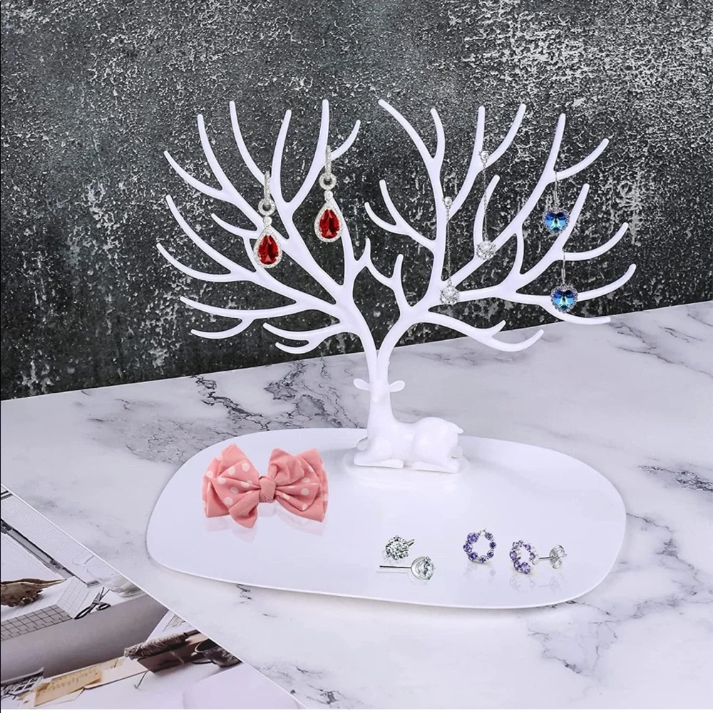 Vermkrey Deer Jewelry Holder / Organizer - White - OS